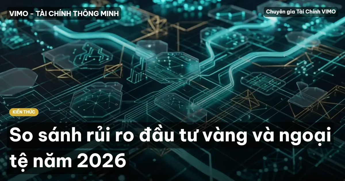 So sánh rủi ro đầu tư vàng và ngoại tệ năm 2026