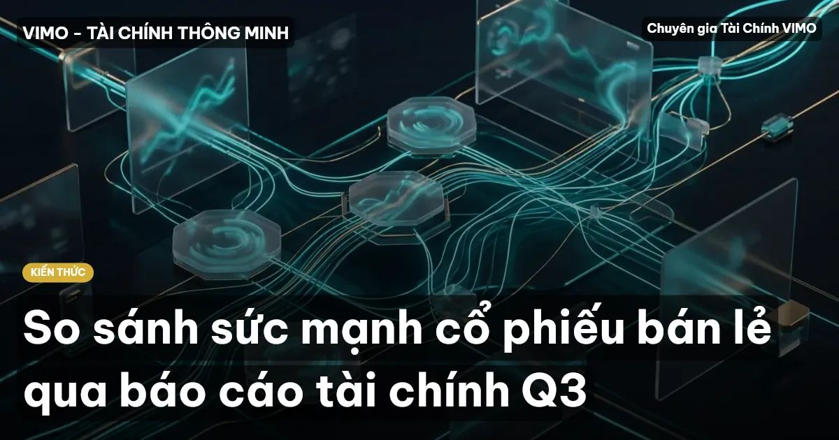 So sánh sức mạnh cổ phiếu bán lẻ qua báo cáo tài chính Q3