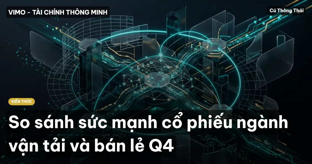 So sánh sức mạnh cổ phiếu ngành vận tải và bán lẻ Q4