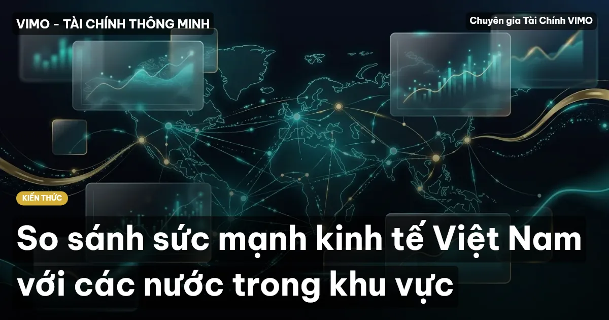 So sánh sức mạnh kinh tế Việt Nam với các nước trong khu vực