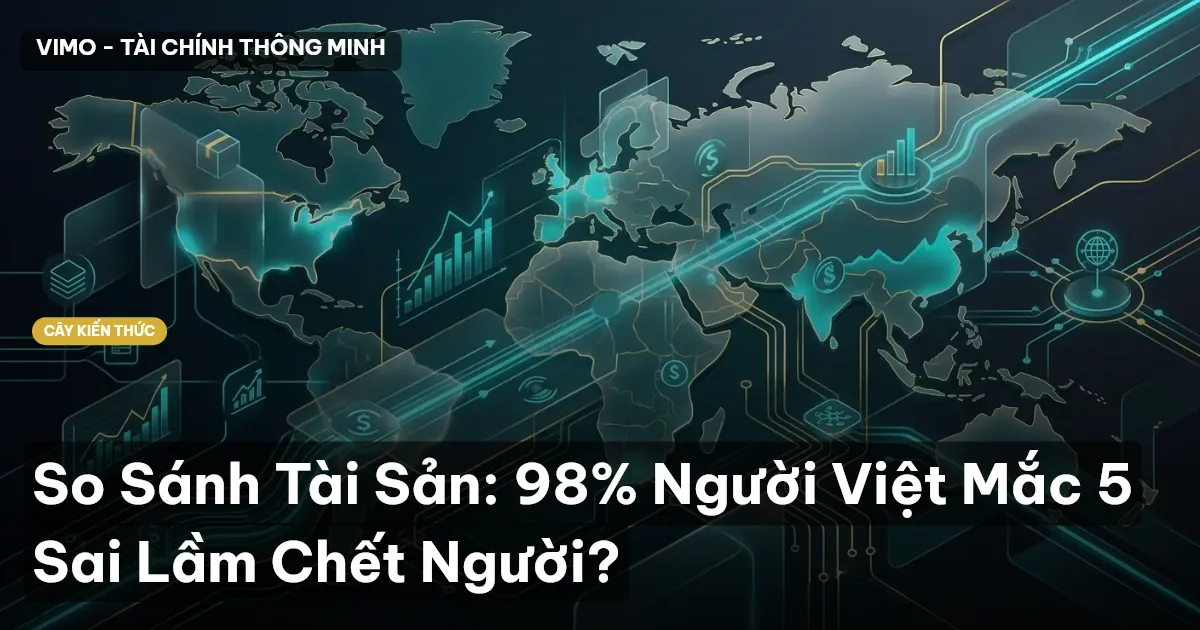 So Sánh Tài Sản: 98% Người Việt Mắc 5 Sai Lầm Chết Người?
