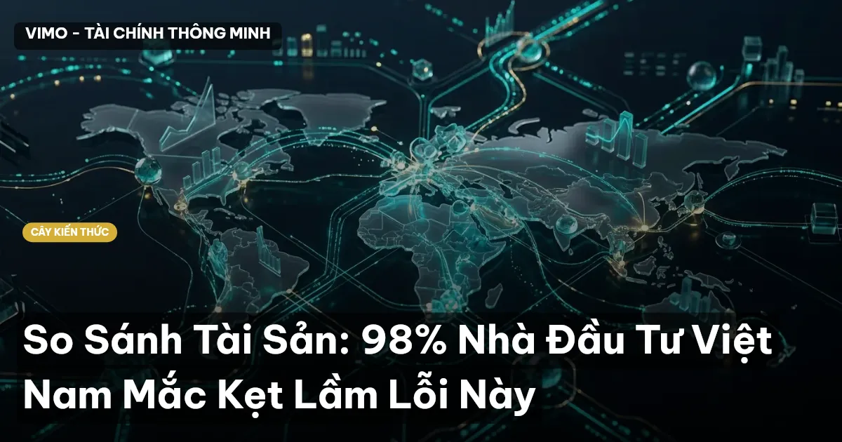 So Sánh Tài Sản: 98% Nhà Đầu Tư Việt Nam Mắc Kẹt Lầm Lỗi Này