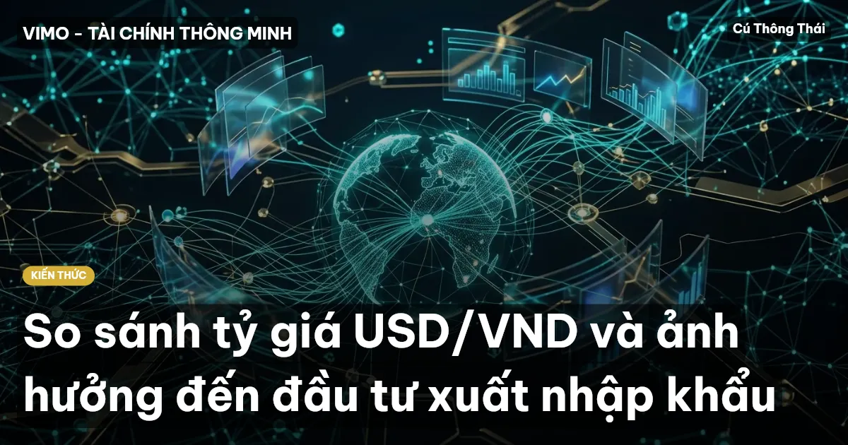 So sánh tỷ giá USD/VND và ảnh hưởng đến đầu tư xuất nhập khẩu