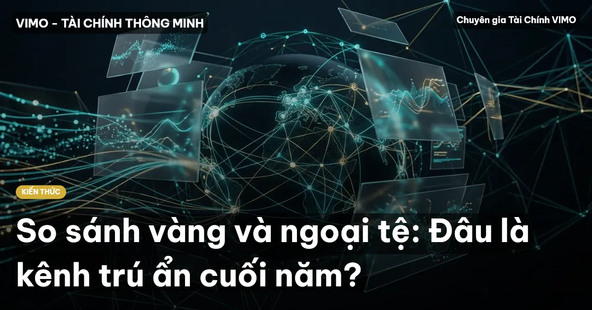 So sánh vàng và ngoại tệ: Đâu là kênh trú ẩn cuối năm?