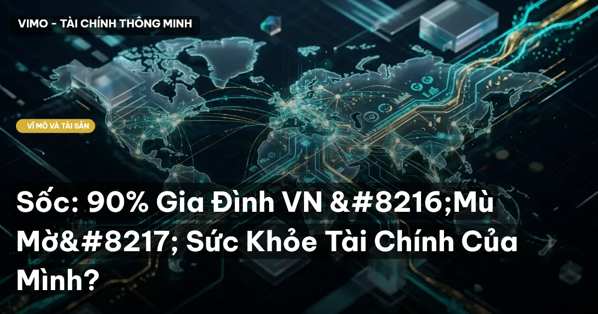 Sốc: 90% Gia Đình VN 'Mù Mờ' Sức Khỏe Tài Chính Của Mình?