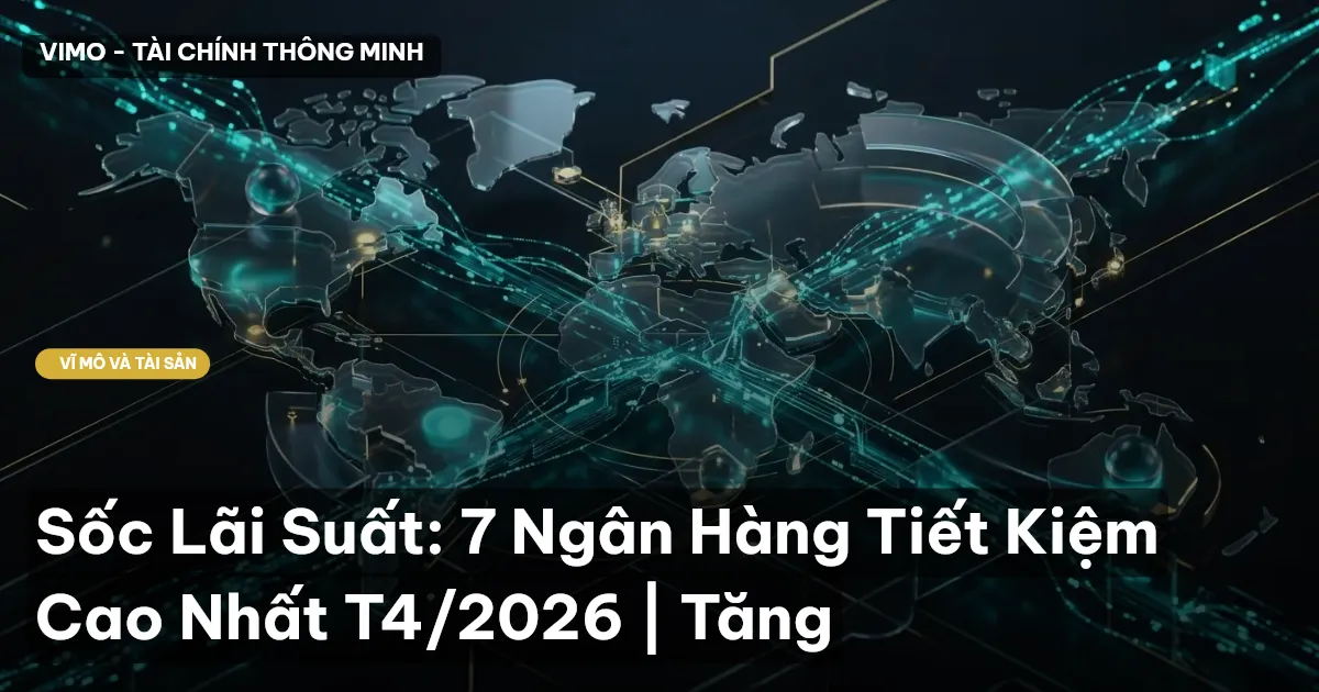 Sốc Lãi Suất: 7 Ngân Hàng Tiết Kiệm Cao Nhất T4/2026 | Tăng