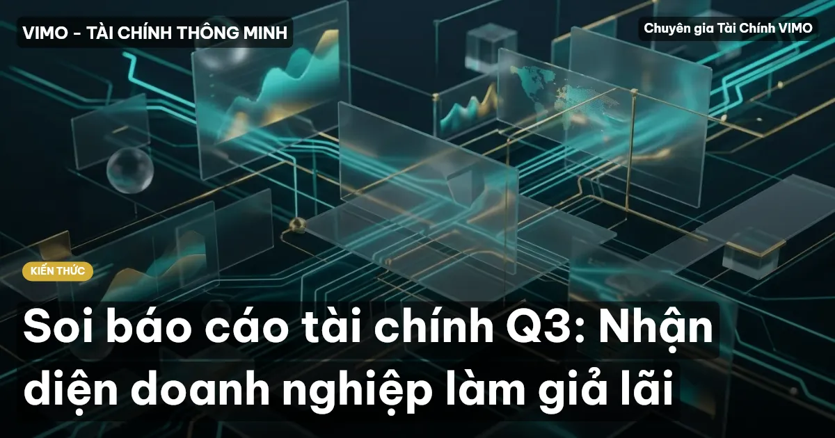 Soi báo cáo tài chính Q3: Nhận diện doanh nghiệp làm giả lãi