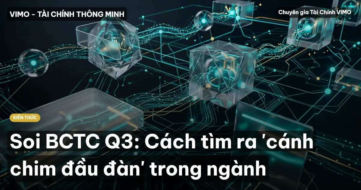 Soi BCTC Q3: Cách tìm ra 'cánh chim đầu đàn' trong ngành