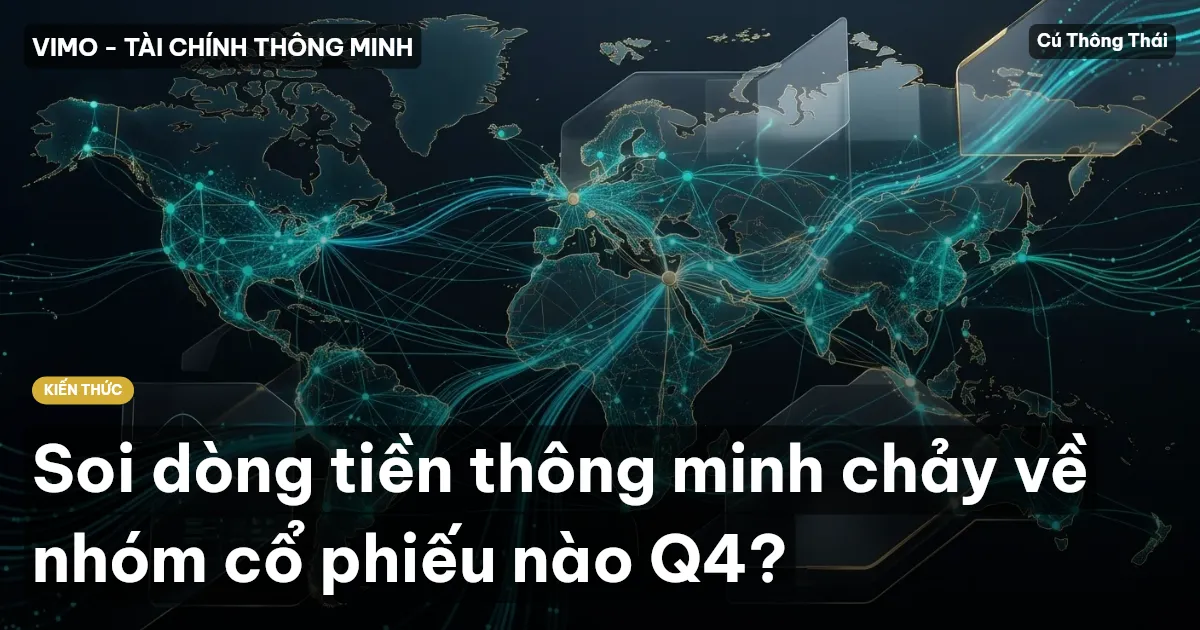 Soi dòng tiền thông minh chảy về nhóm cổ phiếu nào Q4?