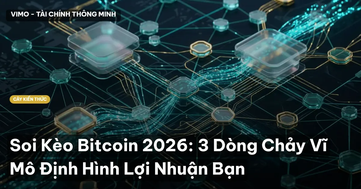 Soi Kèo Bitcoin 2026: 3 Dòng Chảy Vĩ Mô Định Hình Lợi Nhuận Bạn
