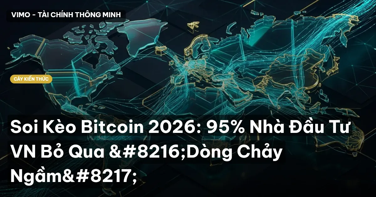Soi Kèo Bitcoin 2026: 95% Nhà Đầu Tư VN Bỏ Qua ‘Dòng Chảy Ngầm’