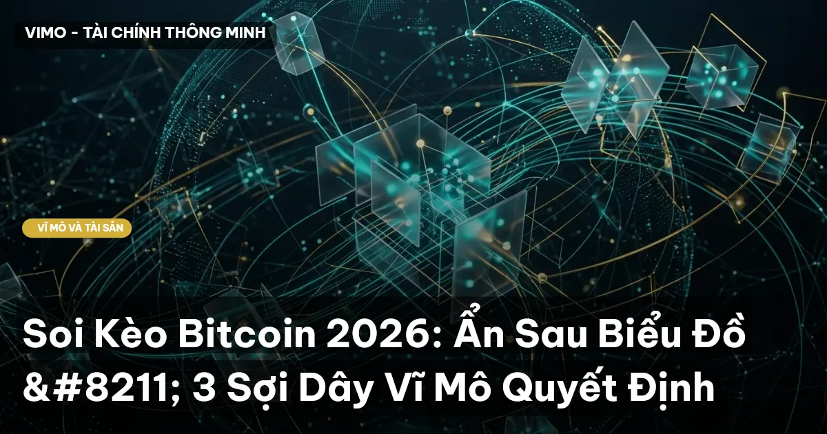 Soi Kèo Bitcoin 2026: Ẩn Sau Biểu Đồ – 3 Sợi Dây Vĩ Mô Quyết Định