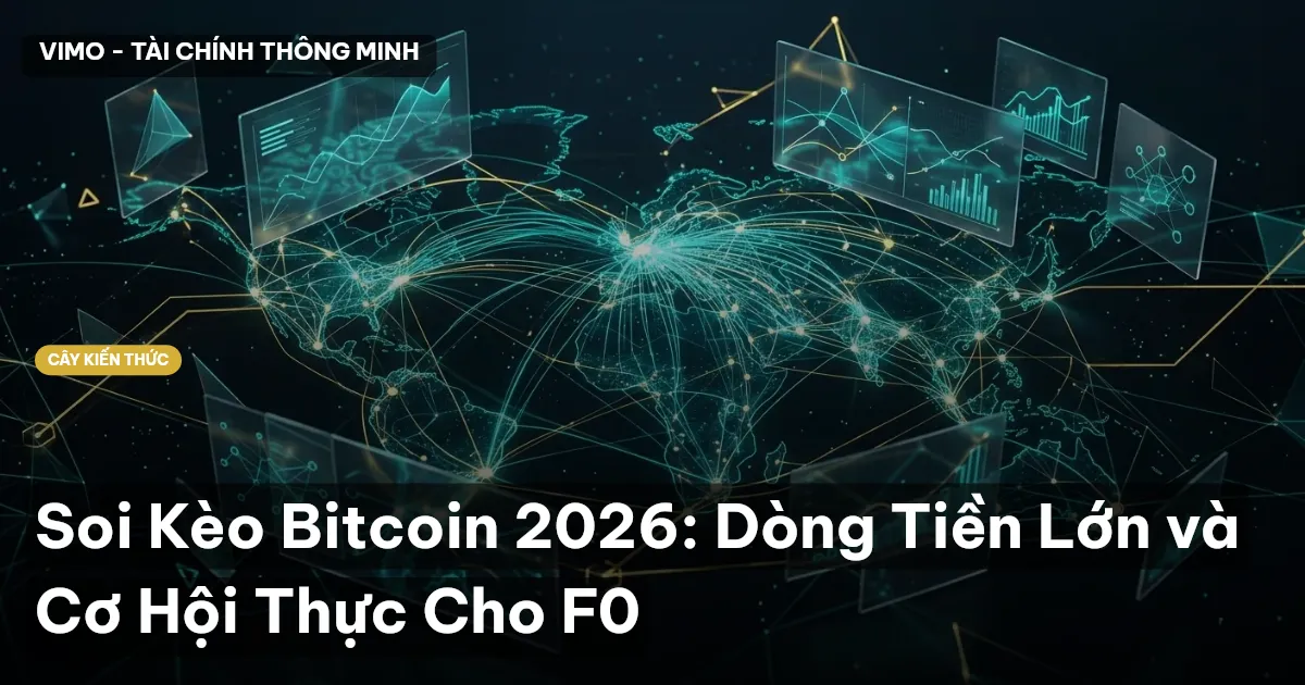 Soi Kèo Bitcoin 2026: Dòng Tiền Lớn và Cơ Hội Thực Cho F0