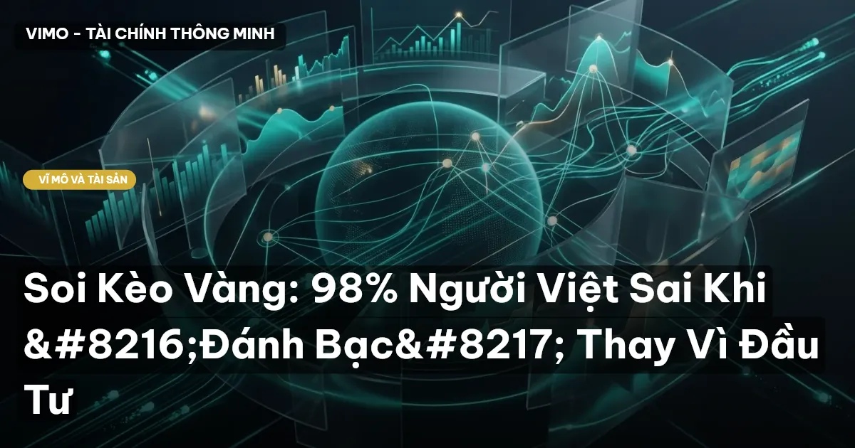 Soi Kèo Vàng: 98% Người Việt Sai Khi ‘Đánh Bạc’ Thay Vì Đầu Tư