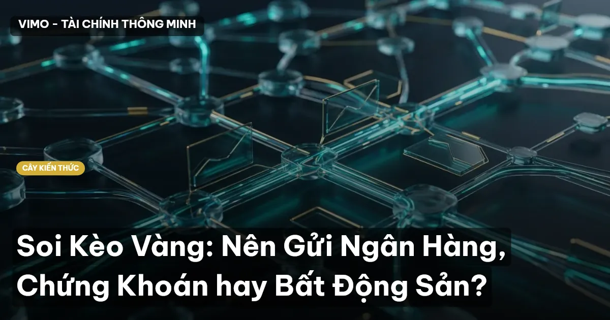 Soi Kèo Vàng: Nên Gửi Ngân Hàng, Chứng Khoán hay Bất Động Sản?