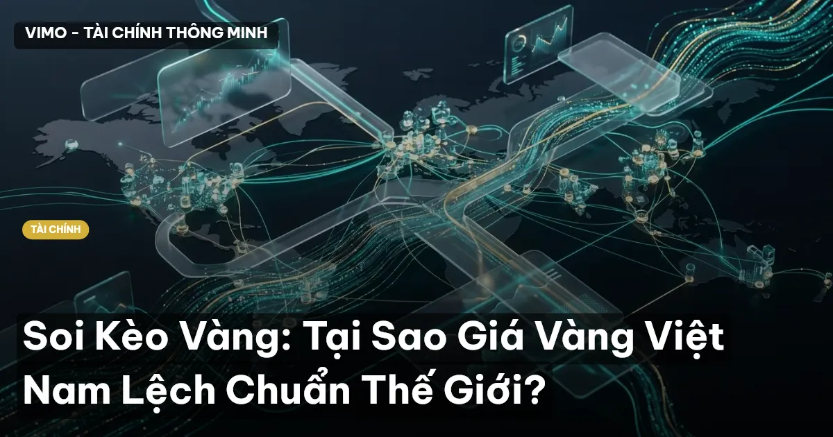 Soi Kèo Vàng: Tại Sao Giá Vàng Việt Nam Lệch Chuẩn Thế Giới?