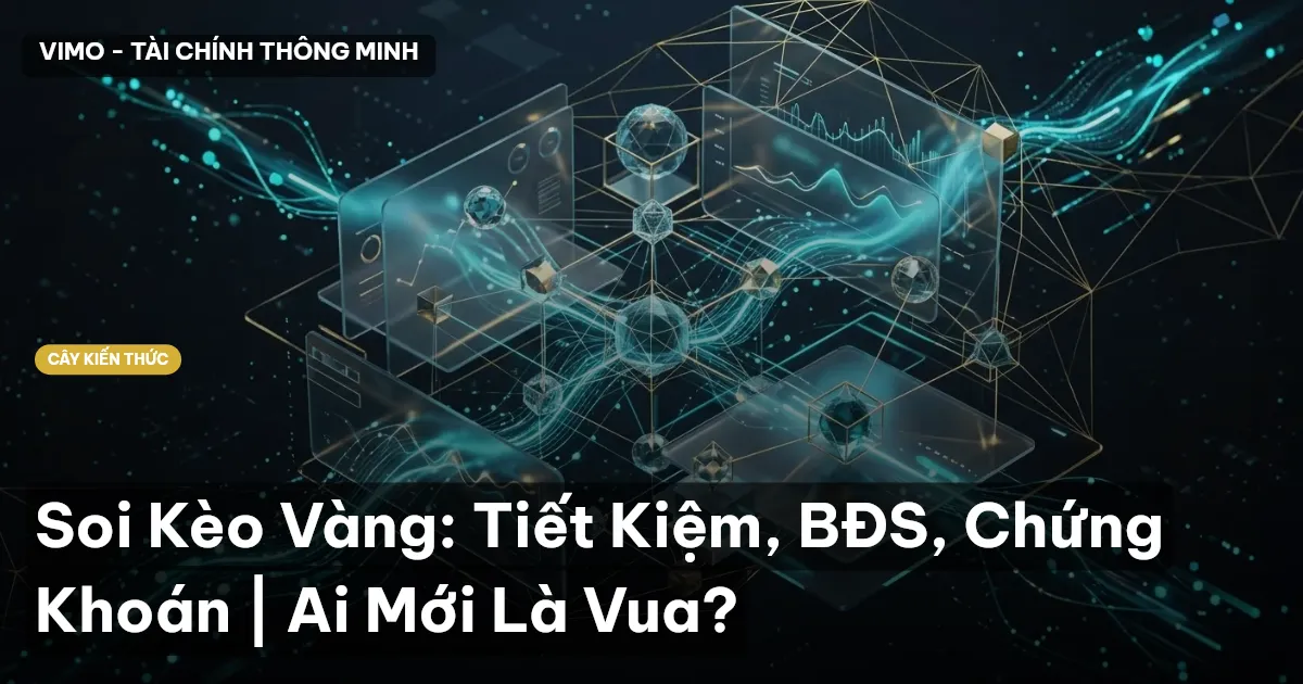 Soi Kèo Vàng: Tiết Kiệm, BĐS, Chứng Khoán | Ai Mới Là Vua?