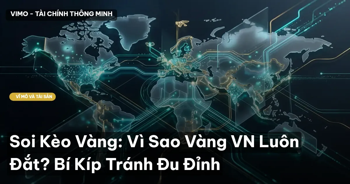 Soi Kèo Vàng: Vì Sao Vàng VN Luôn Đắt? Bí Kíp Tránh Đu Đỉnh