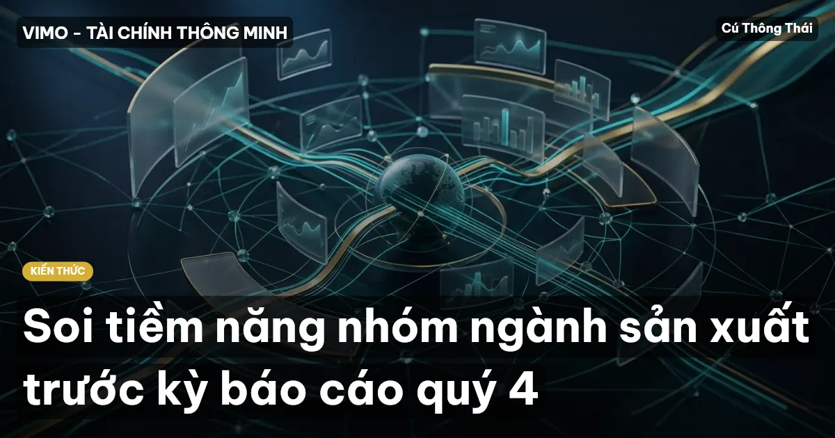 Soi tiềm năng nhóm ngành sản xuất trước kỳ báo cáo quý 4