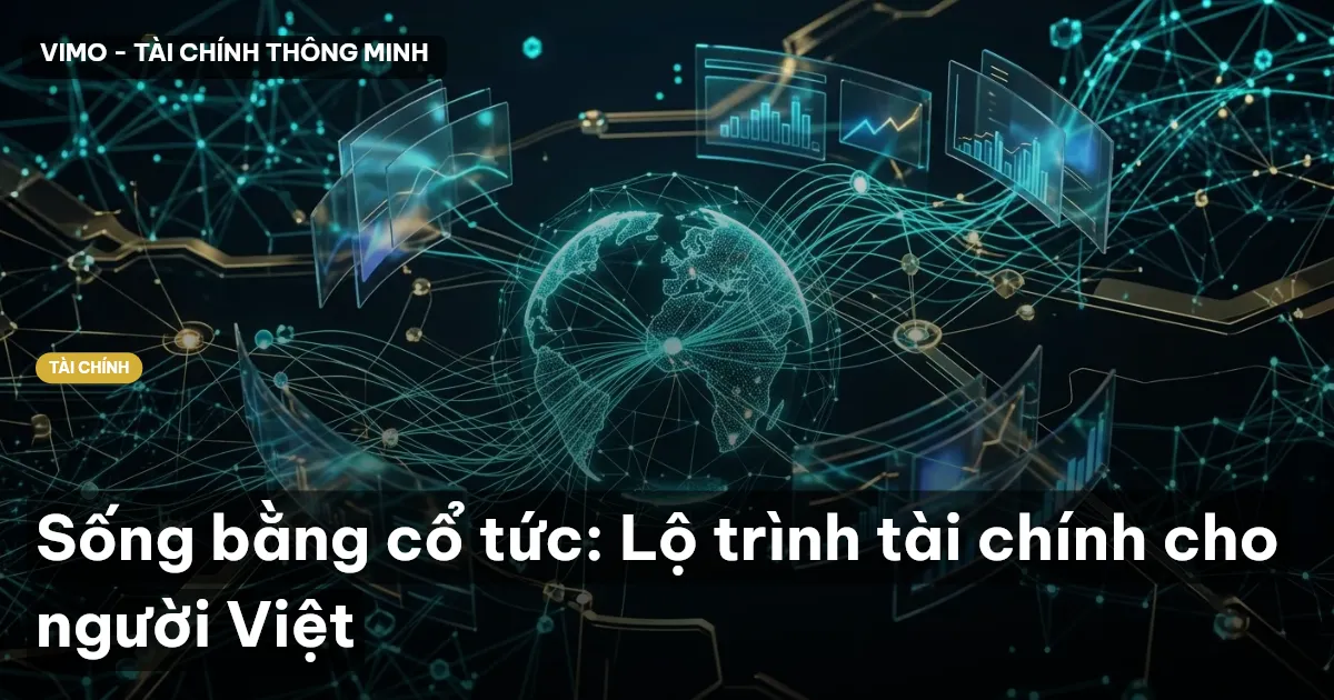 Sống bằng cổ tức: Lộ trình tài chính cho người Việt