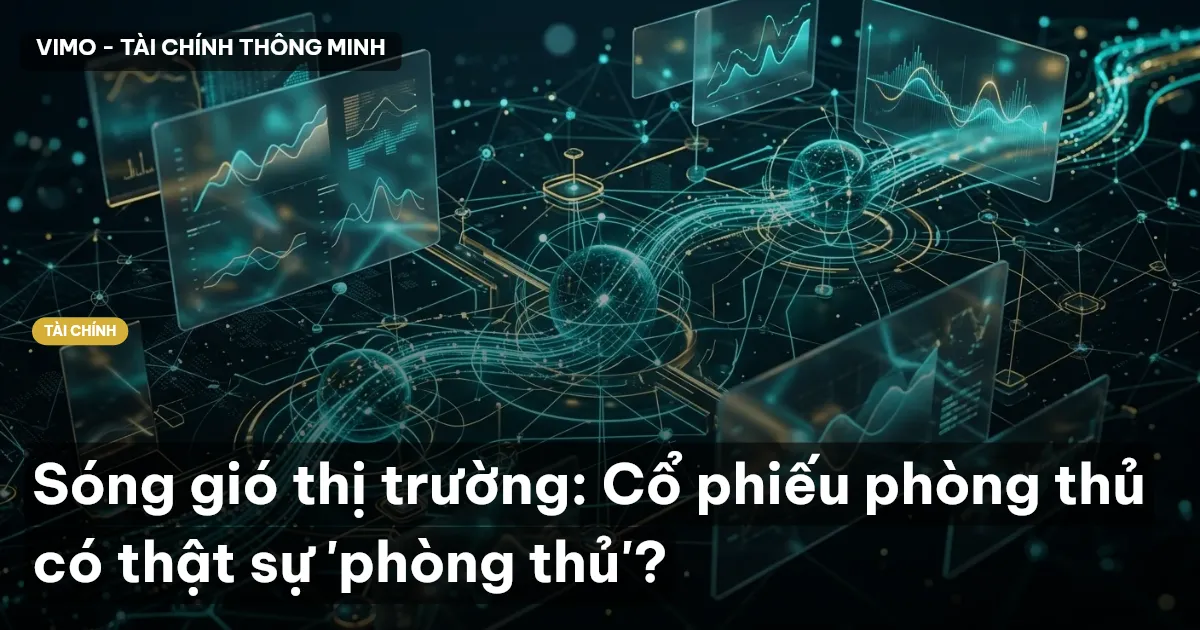 Sóng gió thị trường: Cổ phiếu phòng thủ có thật sự 'phòng thủ'?