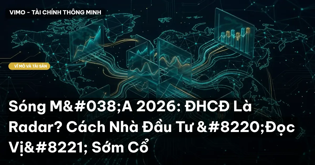 Sóng M&A 2026: ĐHCĐ Là Radar? Cách Nhà Đầu Tư “Đọc Vị” Sớm Cổ