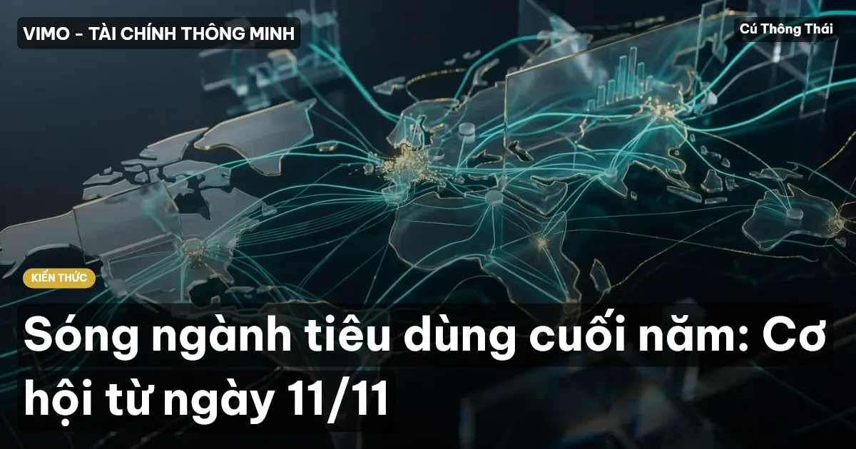 Sóng ngành tiêu dùng cuối năm: Cơ hội từ ngày 11/11