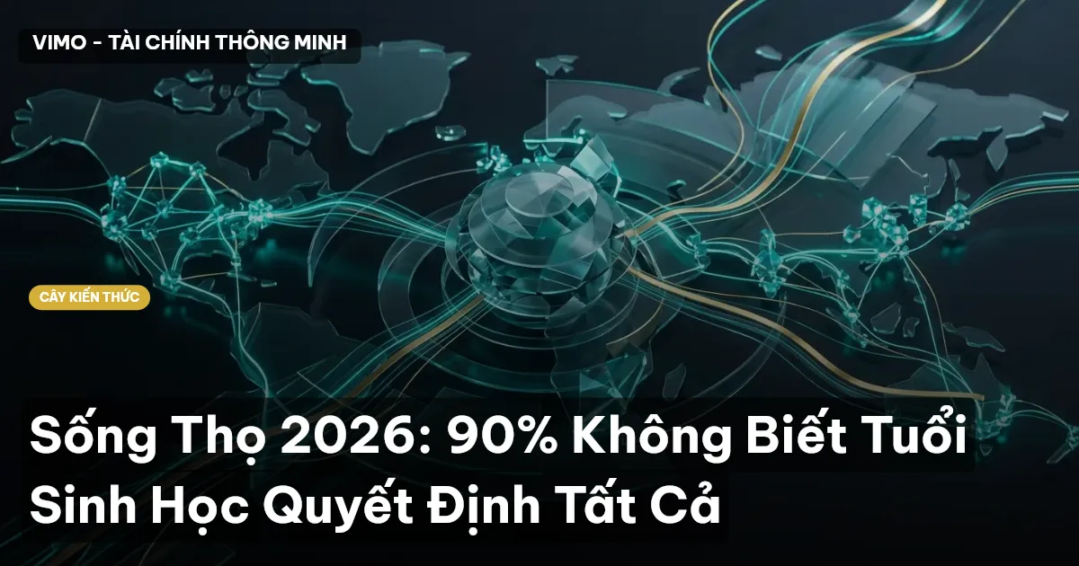 Sống Thọ 2026: 90% Không Biết Tuổi Sinh Học Quyết Định Tất Cả