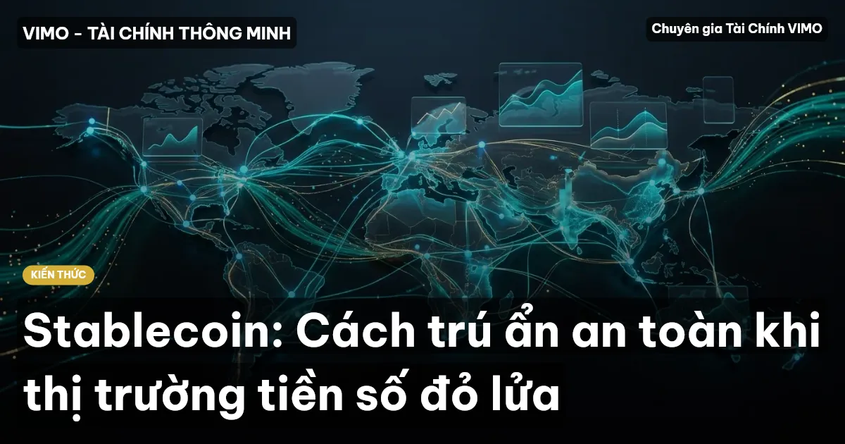 Stablecoin: Cách trú ẩn an toàn khi thị trường tiền số đỏ lửa