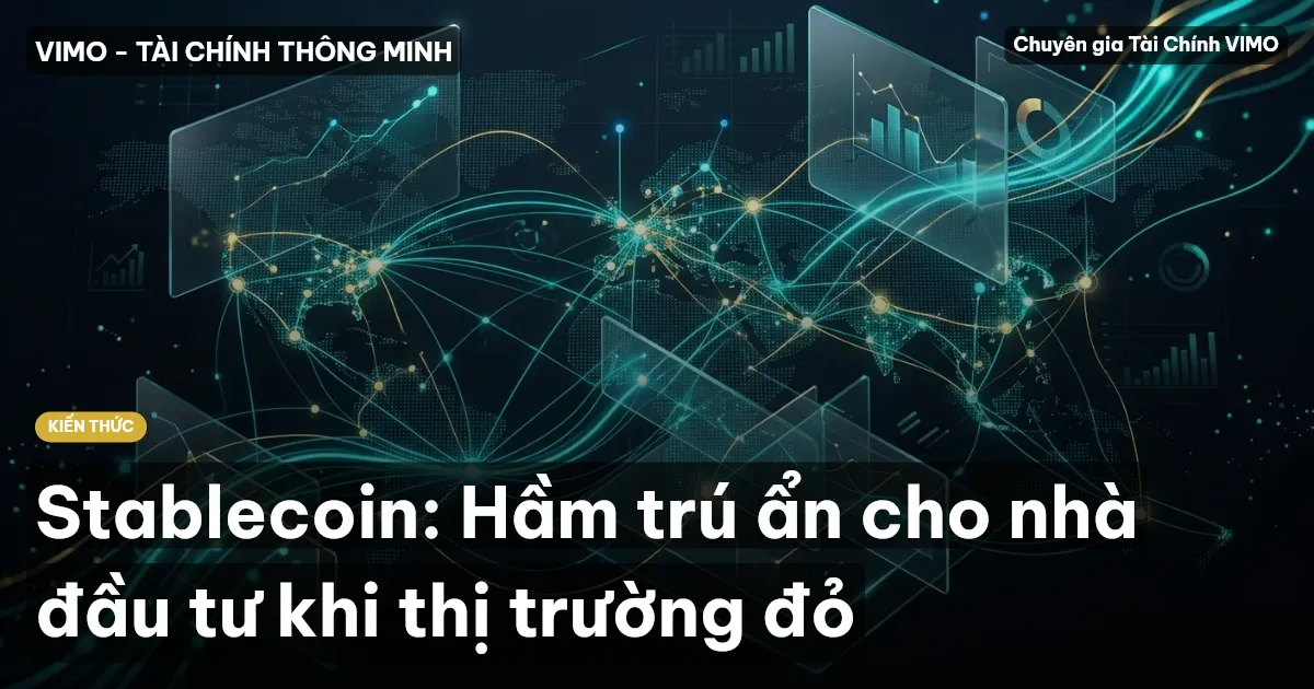 Stablecoin: Hầm trú ẩn cho nhà đầu tư khi thị trường đỏ