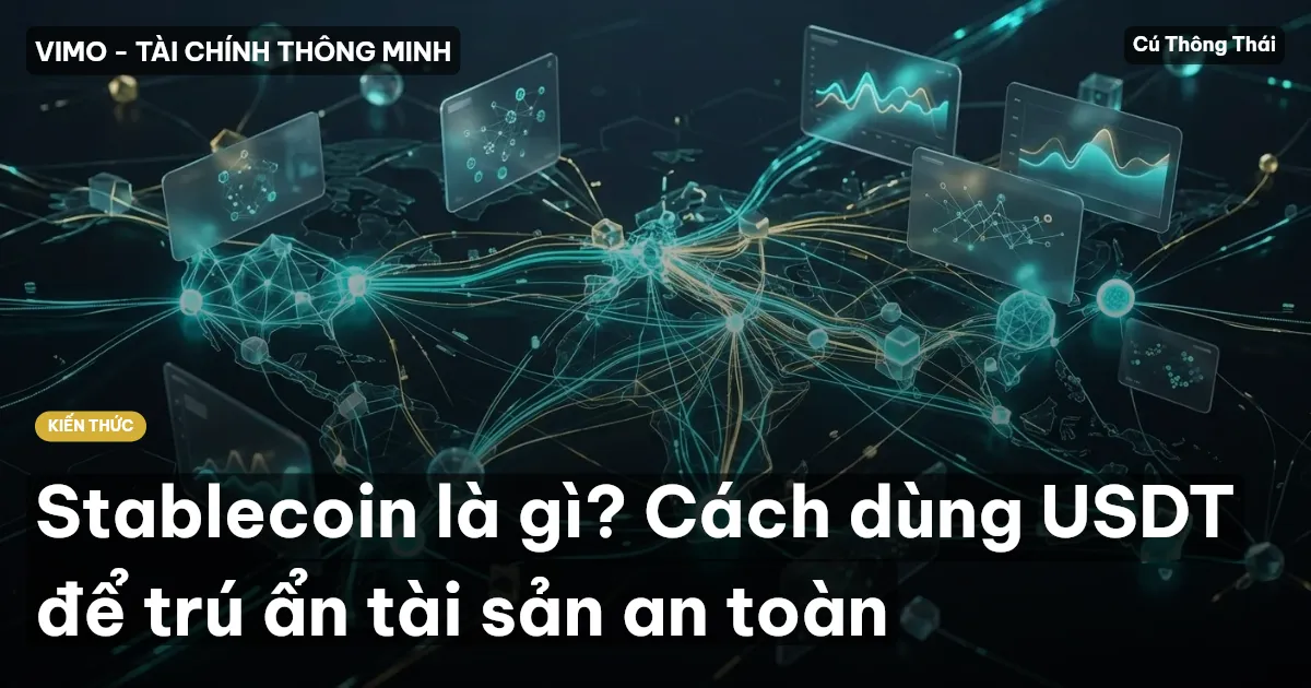 Stablecoin là gì? Cách dùng USDT để trú ẩn tài sản an toàn