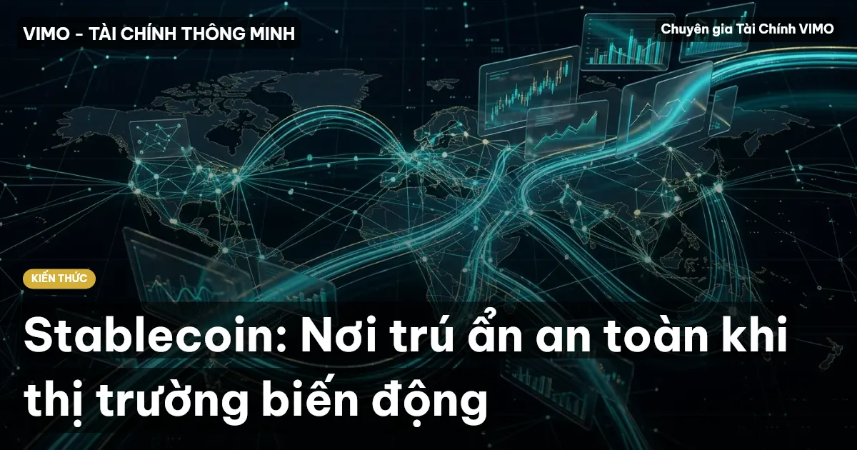 Stablecoin: Nơi trú ẩn an toàn khi thị trường biến động