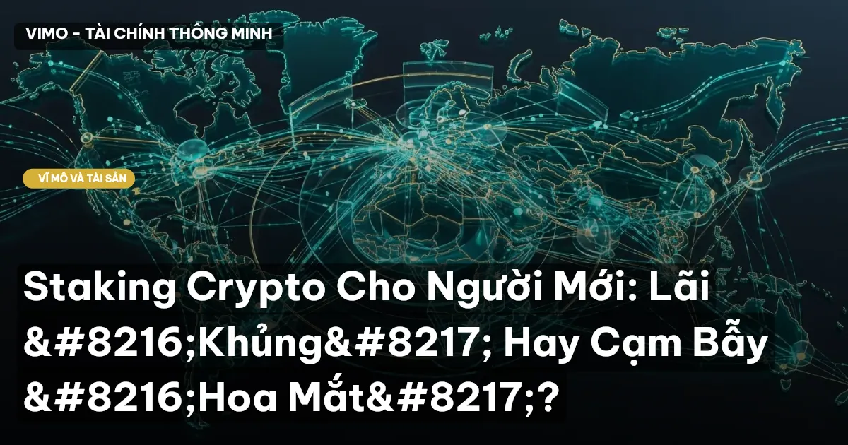 Staking Crypto Cho Người Mới: Lãi ‘Khủng’ Hay Cạm Bẫy ‘Hoa Mắt’?