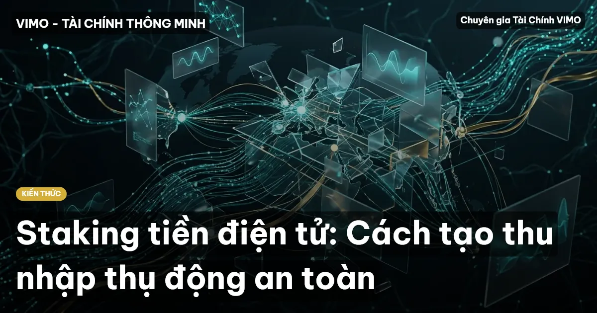Staking tiền điện tử: Cách tạo thu nhập thụ động an toàn