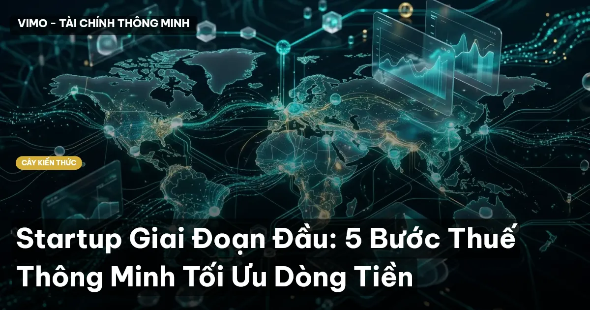 Startup Giai Đoạn Đầu: 5 Bước Thuế Thông Minh Tối Ưu Dòng Tiền