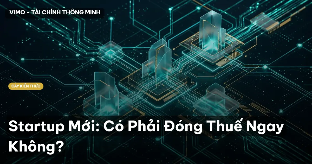 Startup Mới: Có Phải Đóng Thuế Ngay Không?