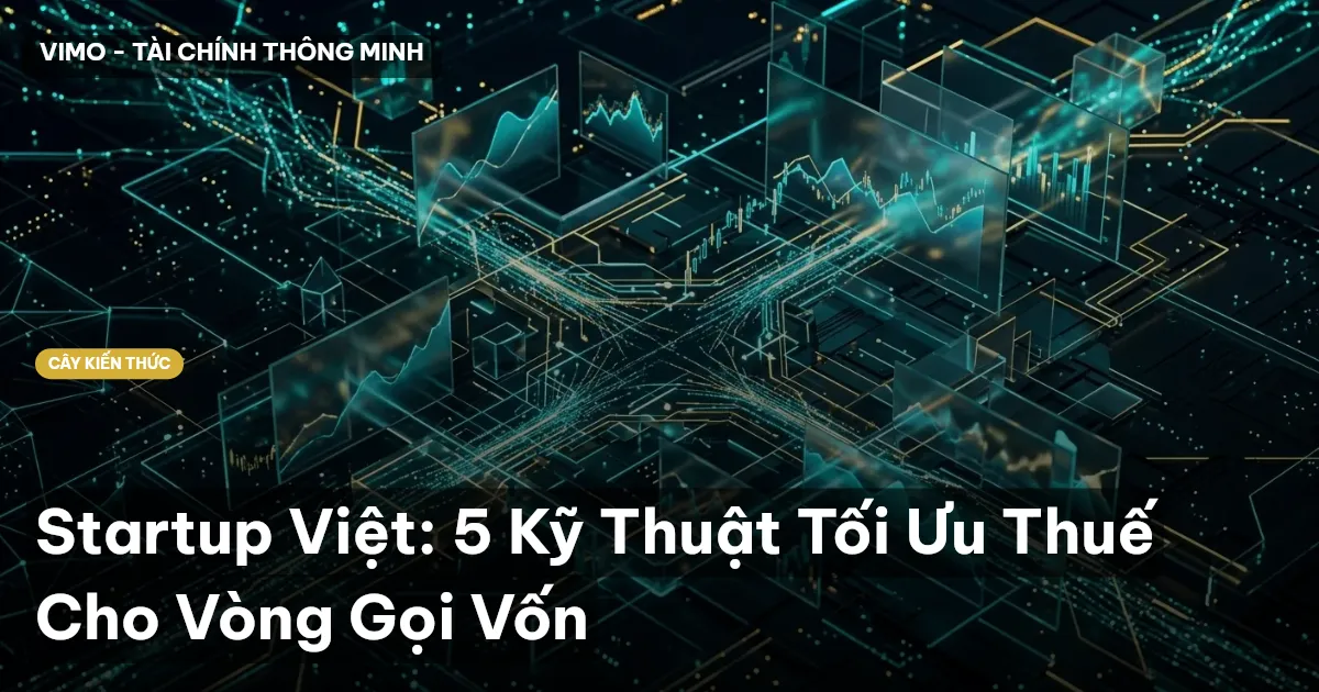 Startup Việt: 5 Kỹ Thuật Tối Ưu Thuế Cho Vòng Gọi Vốn