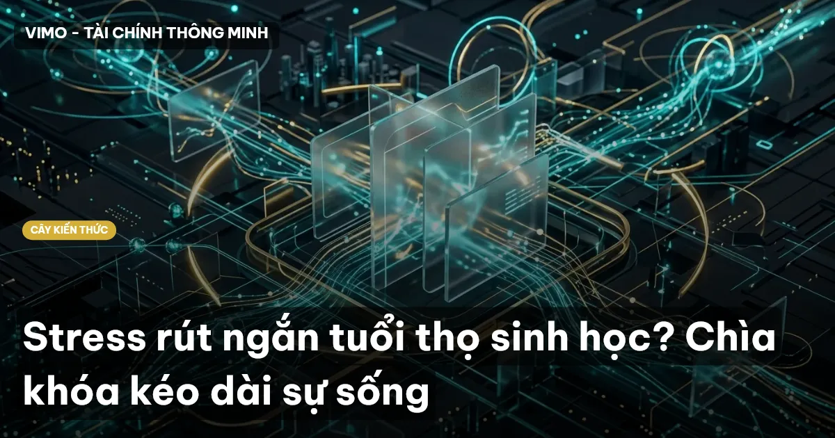 Stress rút ngắn tuổi thọ sinh học? Chìa khóa kéo dài sự sống