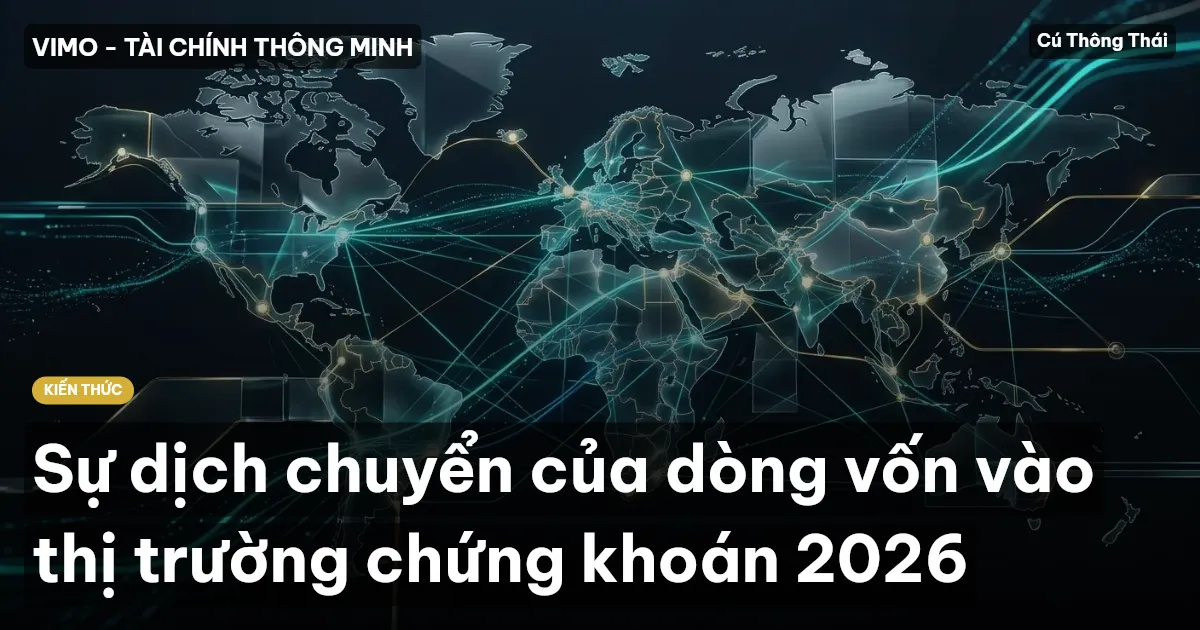Sự dịch chuyển của dòng vốn vào thị trường chứng khoán 2026
