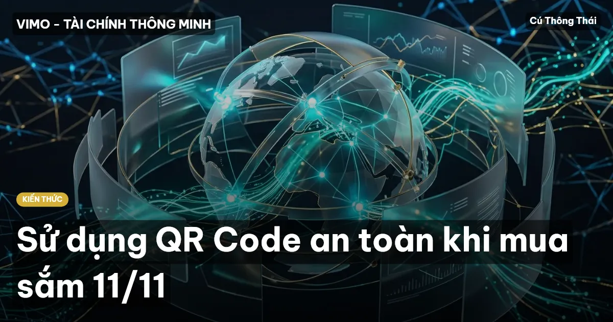 Sử dụng QR Code an toàn khi mua sắm 11/11