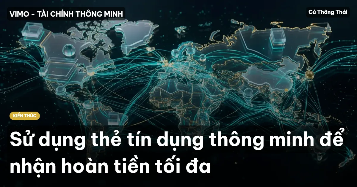 Sử dụng thẻ tín dụng thông minh để nhận hoàn tiền tối đa