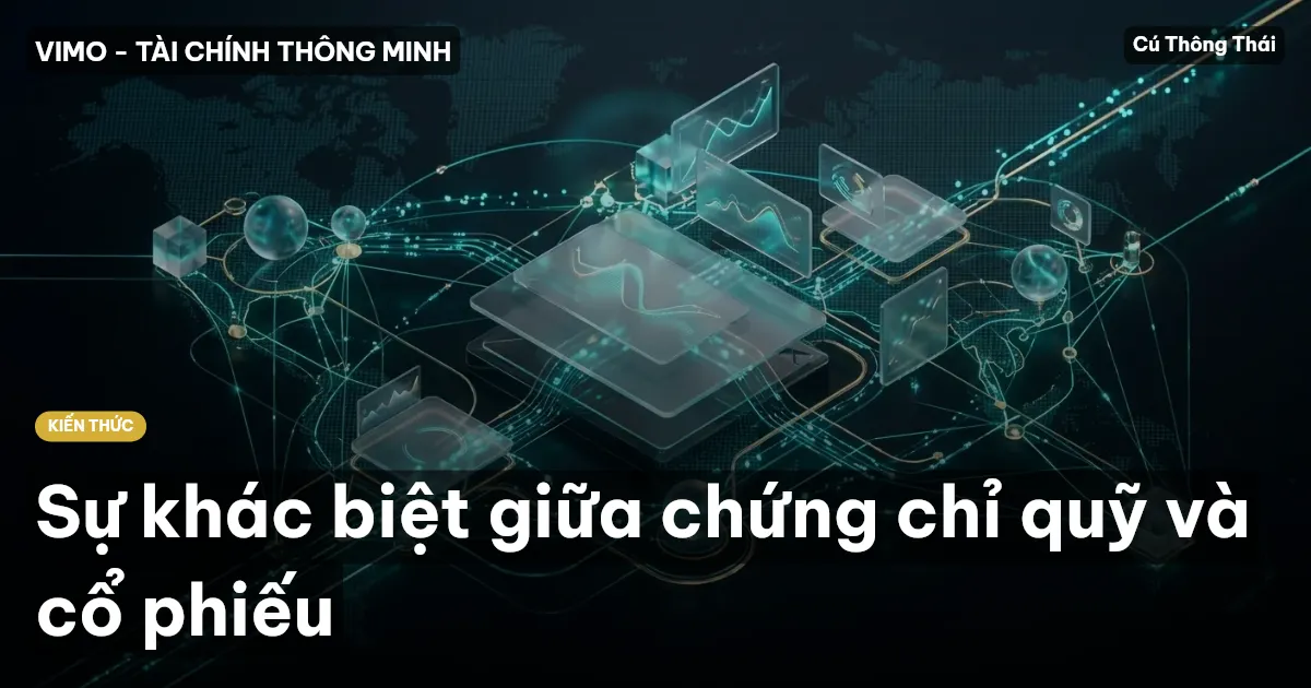Sự khác biệt giữa chứng chỉ quỹ và cổ phiếu