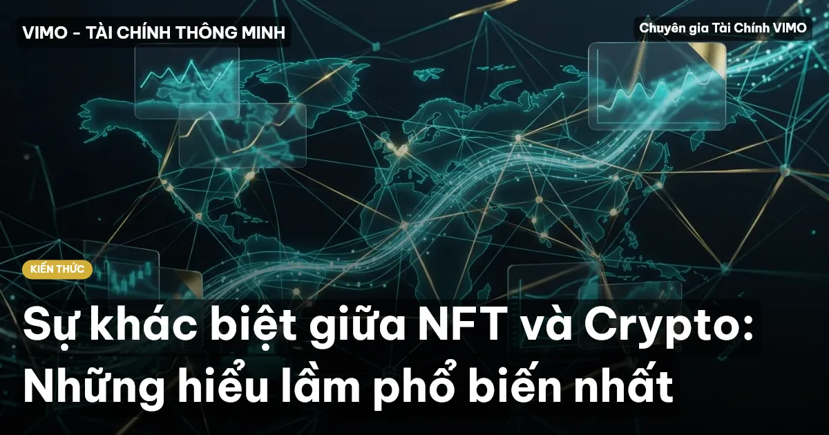 Sự khác biệt giữa NFT và Crypto: Những hiểu lầm phổ biến nhất
