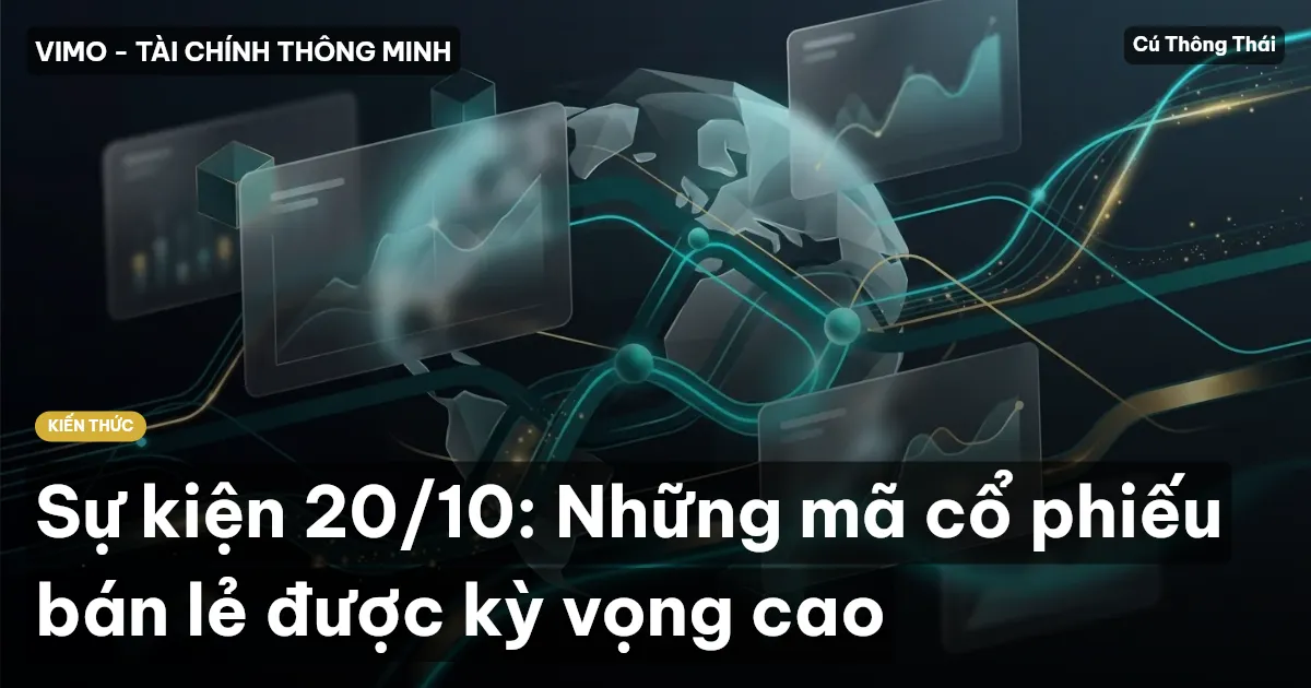 Sự kiện 20/10: Những mã cổ phiếu bán lẻ được kỳ vọng cao