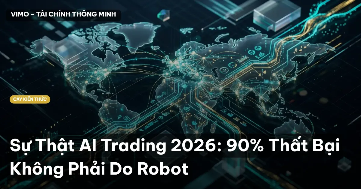 Sự Thật AI Trading 2026: 90% Thất Bại Không Phải Do Robot