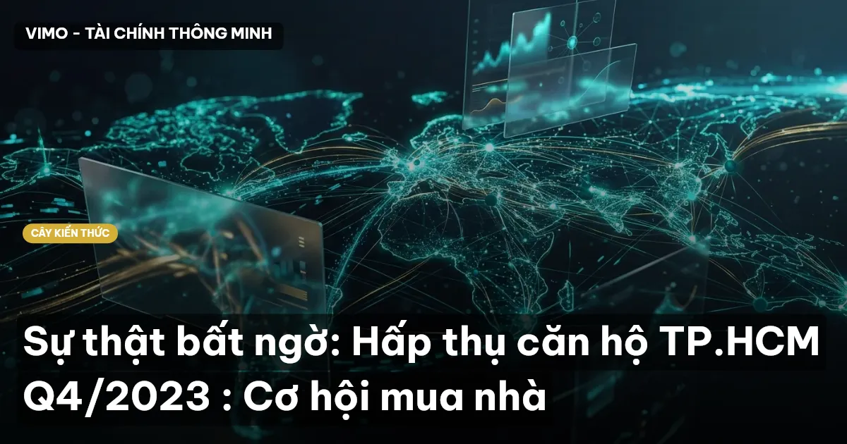 Sự thật bất ngờ: Hấp thụ căn hộ TP.HCM Q4/2023 : Cơ hội mua nhà