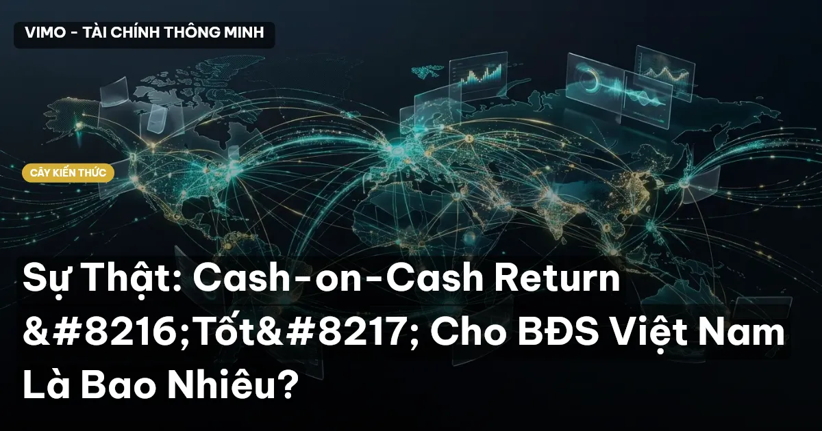 Sự Thật: Cash-on-Cash Return ‘Tốt’ Cho BĐS Việt Nam Là Bao Nhiêu?