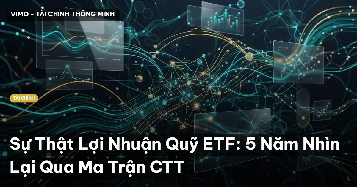 Sự Thật Lợi Nhuận Quỹ ETF: 5 Năm Nhìn Lại Qua Ma Trận CTT