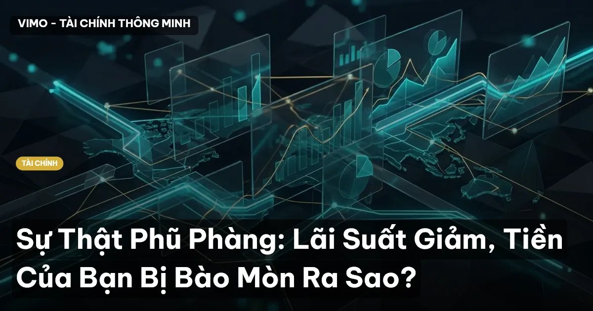 lãi suất ngân hàng giảm
