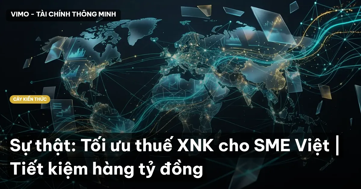 Sự thật: Tối ưu thuế XNK cho SME Việt | Tiết kiệm hàng tỷ đồng